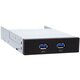 Зображення  Адаптер Chieftec 2xUSB3.0 для 3.5" Black — MUB-3002