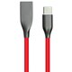 Изображение  Кабель PowerPlant USB-USB-C, 1м, red — CA911387