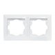 Зображення  Рамка для розетки Horoz Electric Tina — 112-005-0022 двійна
