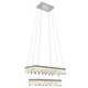 Зображення  LED світильник Horoz Electric Pandora-96 Krystal метал + кришталь