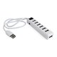 Изображение  USB Hub (хаб) PROinstal USB 2.0 7 ports with switch 480Mbts White