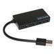 Зображення  USB Hub (хаб) PROinstal USB 3.0 4 ports flat до 2TB Black