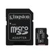 Зображення  Карта пам`яті Kingston Canvas Select Plus microSDHC Class10 64GB + SD adapter - SDCS2/64GB, Обсяг пам`яті: 64 Гб