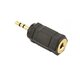Зображення  Адаптер Cablexpert 2.5 mm M - 3.5 mm F, Black - A-3.5F-2.5M