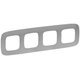 Изображение  Рамка для розетки Legrand Valena Allure frame 4-local Aluminium четверная