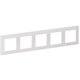 Изображение  Рамка для выключателя и розетки Legrand Valena Life frame 5-local White пятиместная