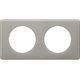 Зображення  Рамка для розетки Legrand Celiane frame 2-local Grey gloss двійна