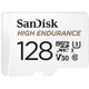 Изображение  Карта памяти SanDisk High Endurance microSDHC C10 UHS-I U3 V30 128GB - SDSQQNR-128G-GN6IA, Объем памяти: 64 Гб