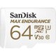 Изображение  Карта памяти SanDisk Max Endurance microSDXC C10 UHS-I U3 64GB - SDSQQVR-064G-GN6IA, Объем памяти: 64 Гб