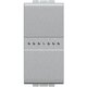 Зображення  Вимикач Bticino LivingLight NT4054 Aluminium прихованого монтажа