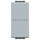 Изображение  Выключатель Bticino LivingLight NT4055AN Aluminium 1-канальный