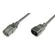 Изображение  Кабель питания Digitus C14/M - C13/F, 1.8 м, black - AK-440201-018-S