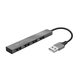 Изображение  USB хаб Trust Halyx Aluminium 4-Port Mini USB Hub — 23786