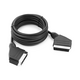 Зображення  Кабель Кабель Merlion SCART (папа)-SCART (папа), 1.2м - TT-SCART (M)/(M)-1.2
