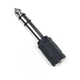 Зображення  Адаптер Voltronic Jack 6.3 (папа)/Jack 3.5 (мама) Stereo, Black - YT-C-6.3(M)/3.5(F)-B