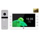 Изображение  Домофонный комплект NeoLight KAPPA HD Kit Silver сенсорные кнопки, Цвет (домофон + панель): белый + серый
