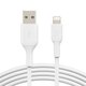 Изображение  Кабель Belkin Lightning - USB-A, 1.0 м, PVC, White — CAA001BT1MWH