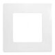 Зображення  Рамка для вимикача та розетки Legrand Etika frame 1-local White одинарна