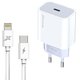 Зображення  Зарядний пристрій Grand-X 1xUSB-C 20W White + кабель Lightning – CH-770L