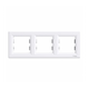 Зображення  Рамка для вимикачів Schneider Electric Asfora EPH5800321 White трійна
