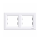 Зображення  Рамка для вимикачів Schneider Electric Asfora EPH5800221 White двійна