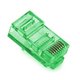 Зображення  Конектор RJ45 Ritar 8P8C UTP Cat-5 Green (100 шт.) упаковка