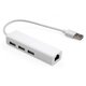 Изображение  USB хаб Vinga VCP2H3USB2LANWH