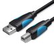 Изображение  Vention USB A Male - B Male Print 1 м - VAS-A16-B100