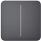 Изображение  Смарт кнопка Ajax SoloButton 2-gang Graphite, Цвет: графит