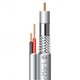 Зображення  Коаксіальний кабель FinMark F 5967BV white-2x0.75power 305m