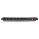 Зображення  Блок розеток Atcom PDU-8W-C2С-WS Black