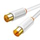 Зображення  Кабель Кабель Cabletime Male to Female, 75OHM, 2m, White - CF33L